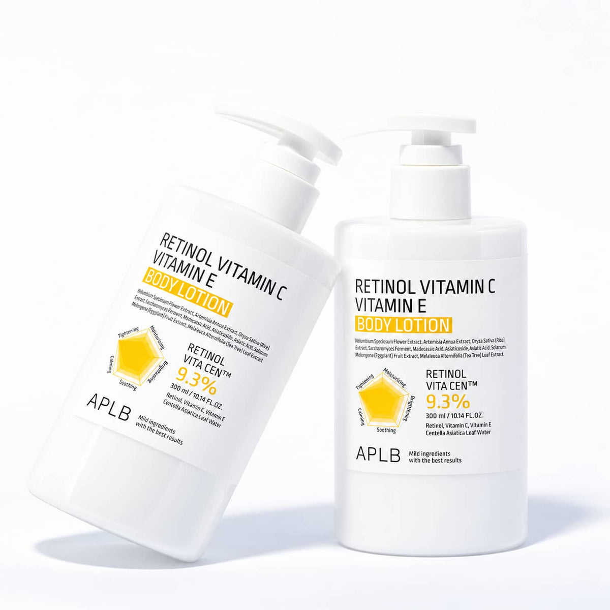 APLB Retinol Vitamin C Vitamin E Body Lotion 300ml - BelluBeauty
