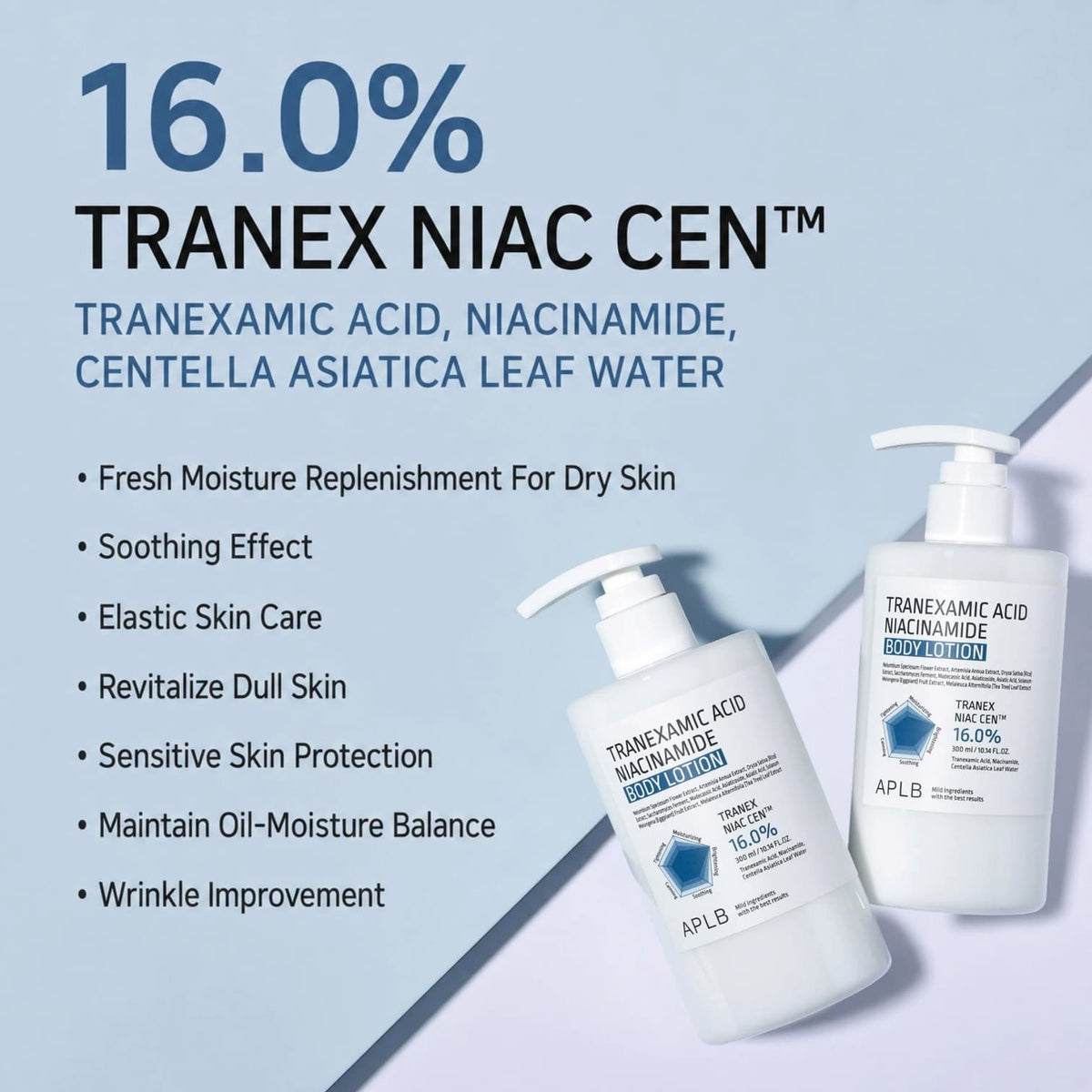 APLB Tranexamic Acid Niacinamide Body Lotion 300ml - BelluBeauty