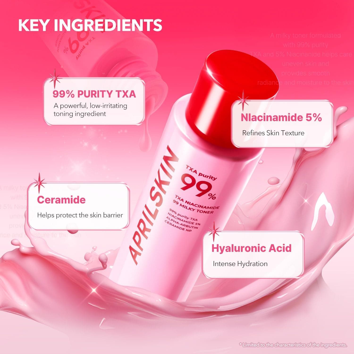 APRILSKIN TXA Niacinamide 99 Milky Toner 150ml - bellubeauty
