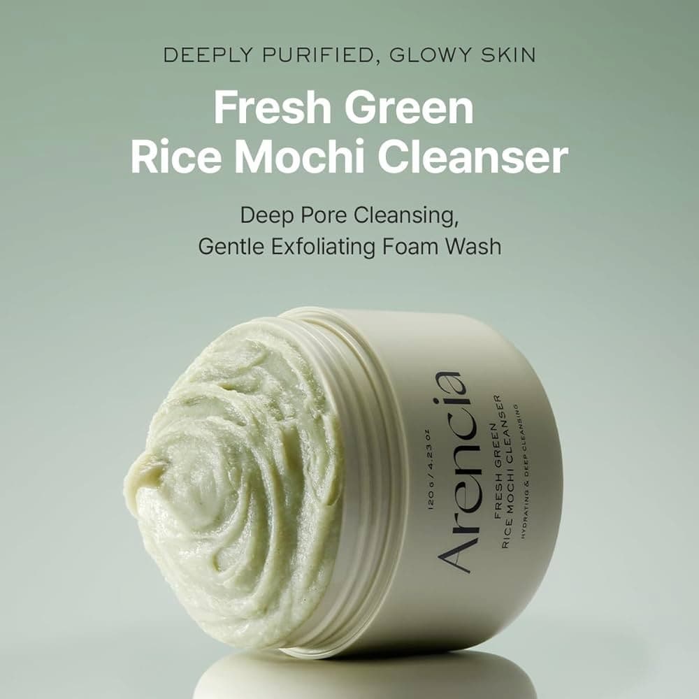 ARENCIA Fresh Green Rice Mochi Cleanser 120g - bellubeauty