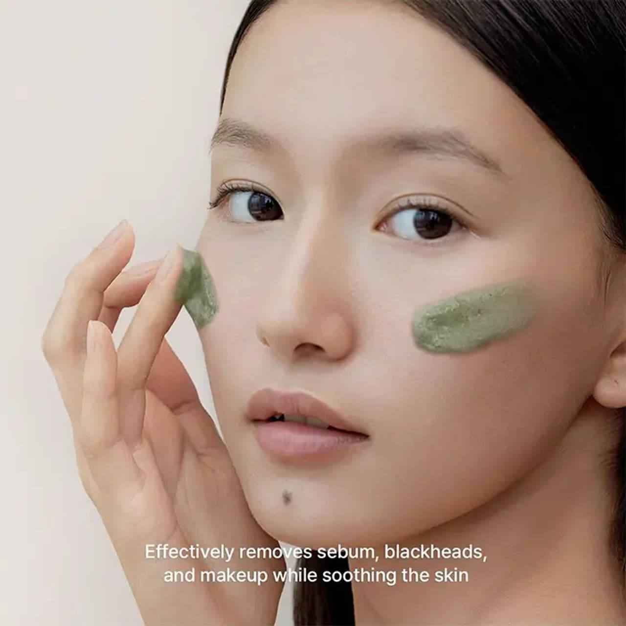 ARENCIA Green Tea + LHA Deep Pore Rice Cake Cleanser 150ml - bellubeauty