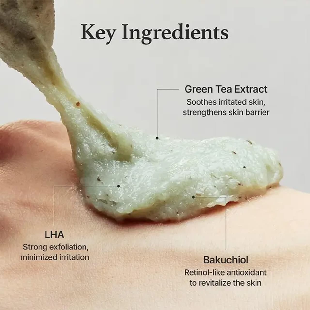 ARENCIA Green Tea + LHA Deep Pore Rice Cake Cleanser 150ml - bellubeauty
