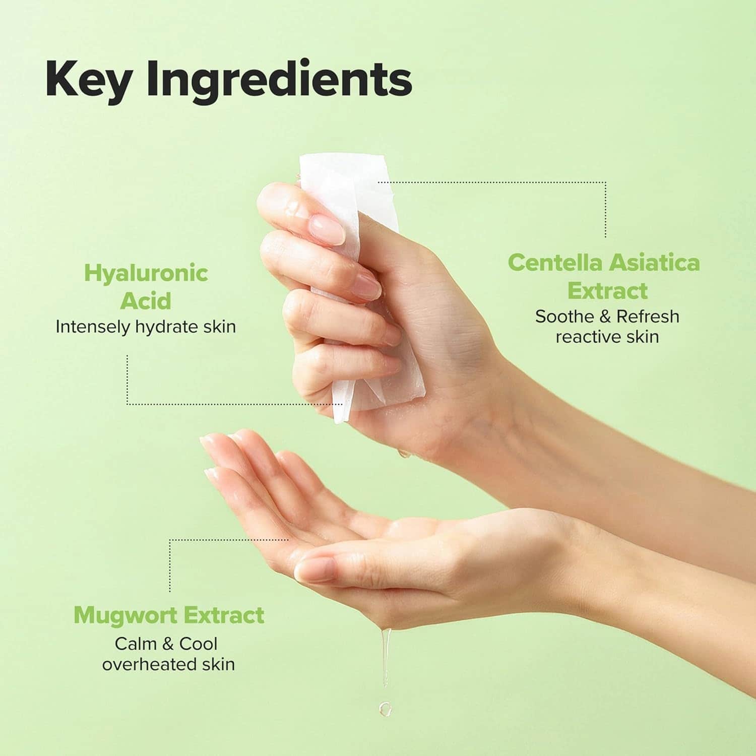 BEAUTY OF JOSEON Centella Asiatica Calming Mask 1pc - BelluBeauty