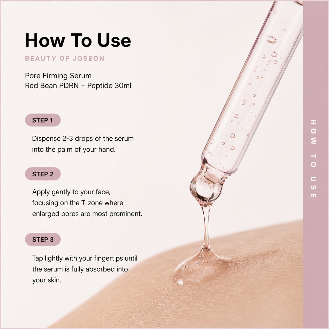 BEAUTY OF JOSEON Pore Firming Serum Red Bean PDRN + Peptide 30ml - BelluBeauty