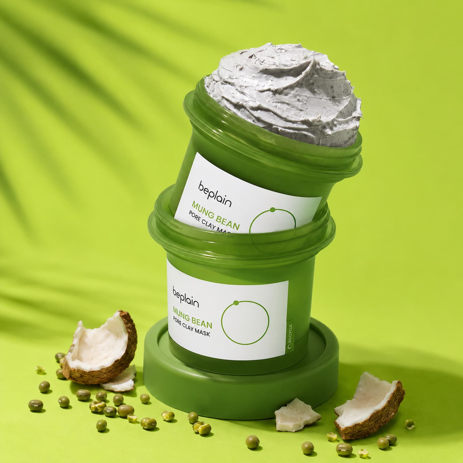 BEPLAIN Mung Bean Pore Clay Mask 120ml - BelluBeauty