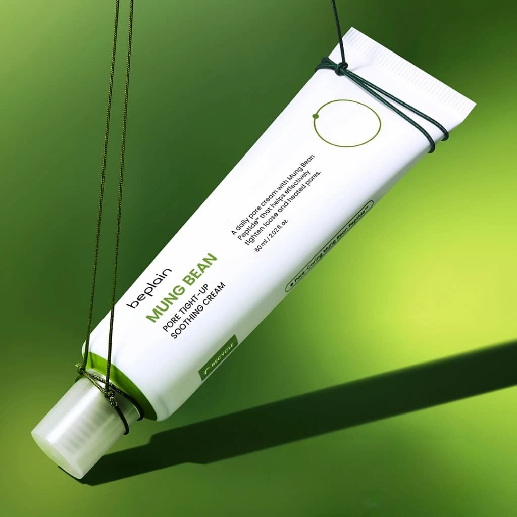 BEPLAIN Mung Bean Pore Tight-Up Soothing Cream 60ml - BelluBeauty
