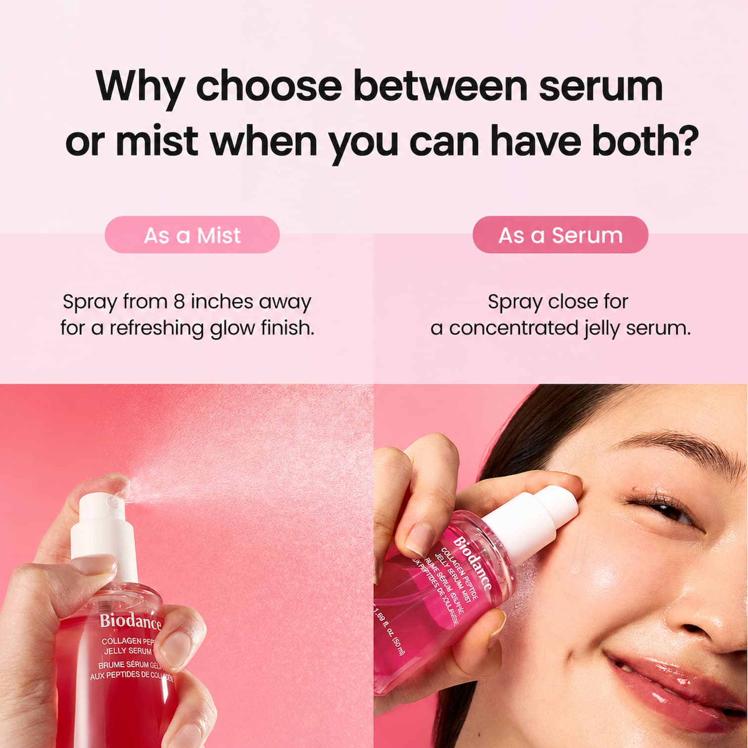 BIODANCE Collagen Peptide Jelly Serum Mist 50ml - BelluBeauty