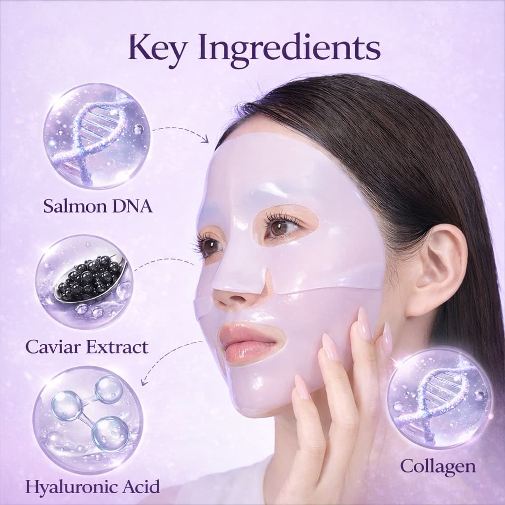 BIODANCE Rejuvenating Caviar PDRN Real Deep Mask 4pcs - BelluBeauty
