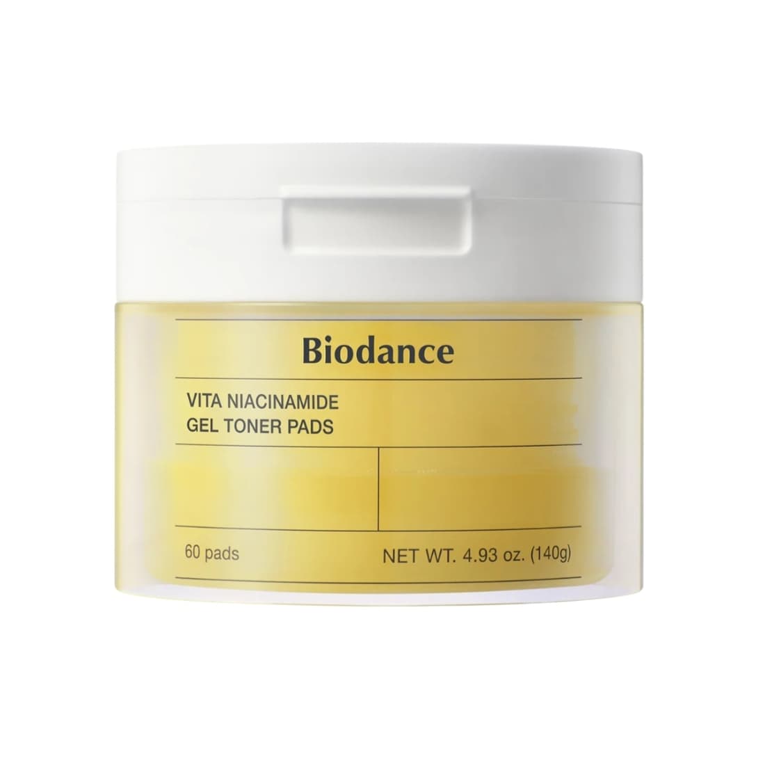 BIODANCE Vita Niacinamide Gel Toner Pads 60pcs - bellubeauty