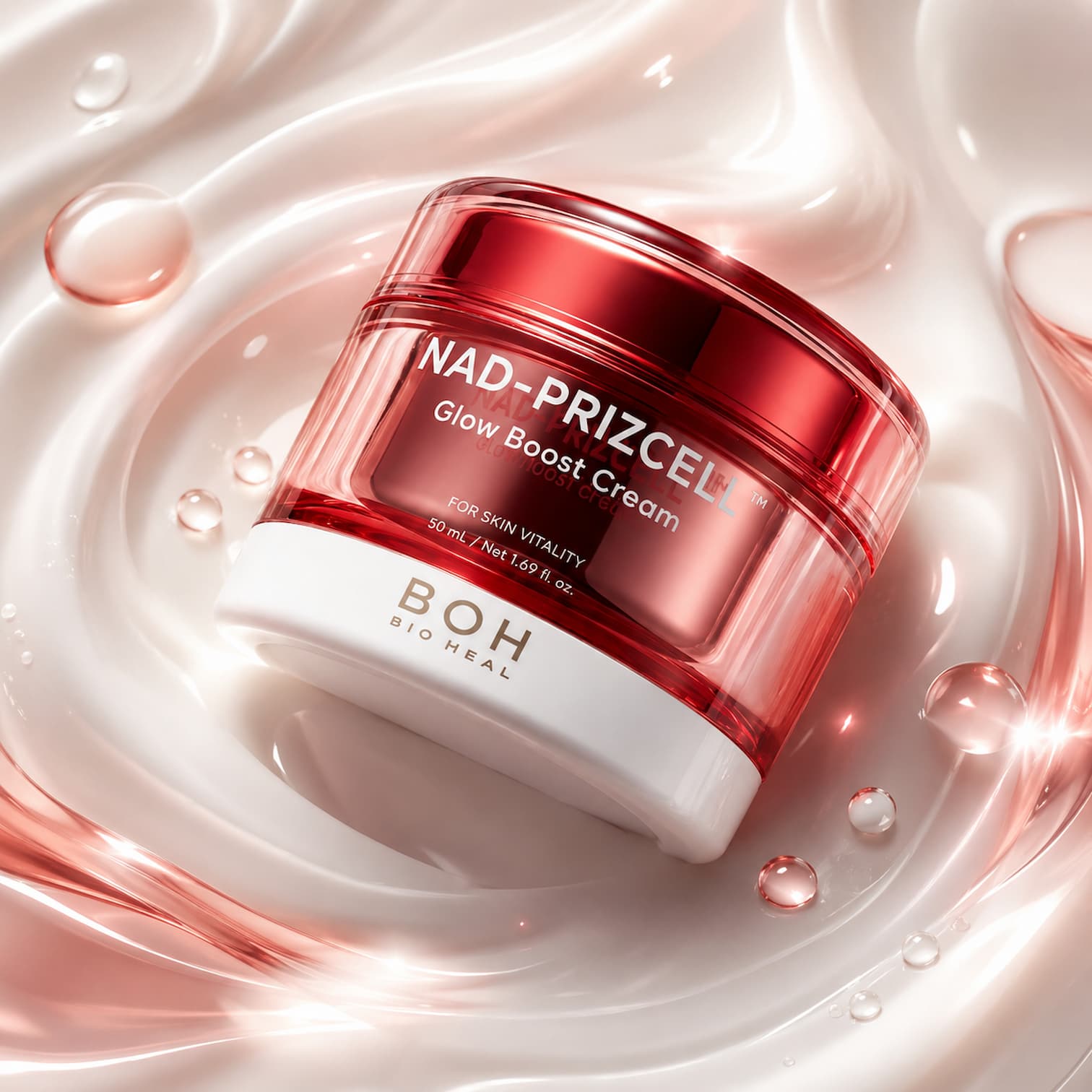 BIOHEAL BOH NAD-Prizcell Glow Boost Cream 50ml - BelluBeauty