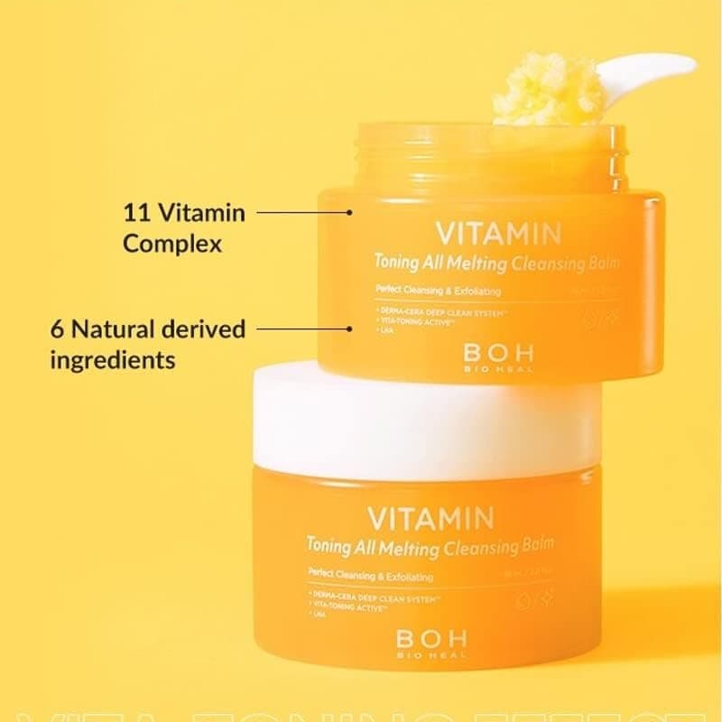 BIOHEAL BOH Vitamin Toning All Melting Cleansing Balm 95ml - bellubeauty