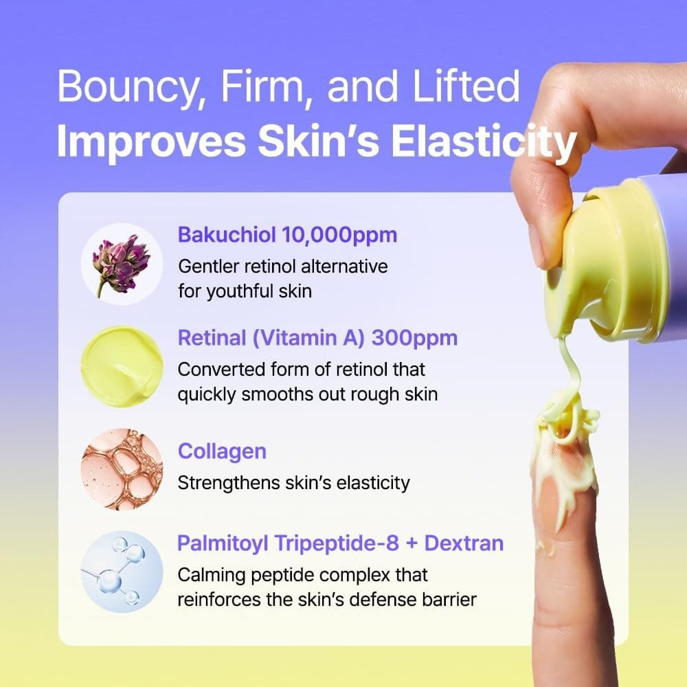 BY WISHTREND Vitamin A-mazing Bakuchiol Night Cream 30g - bellubeauty