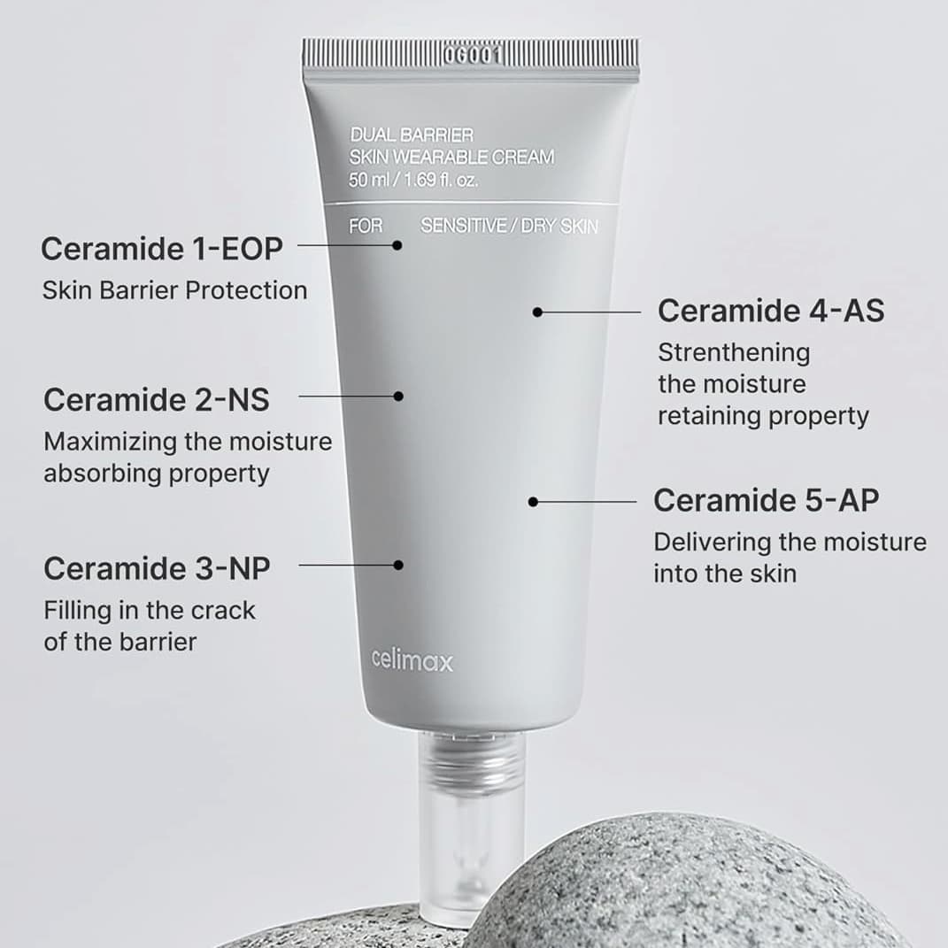 CELIMAX Dual Barrier Skin Wearable Cream 50ml - BelluBeauty