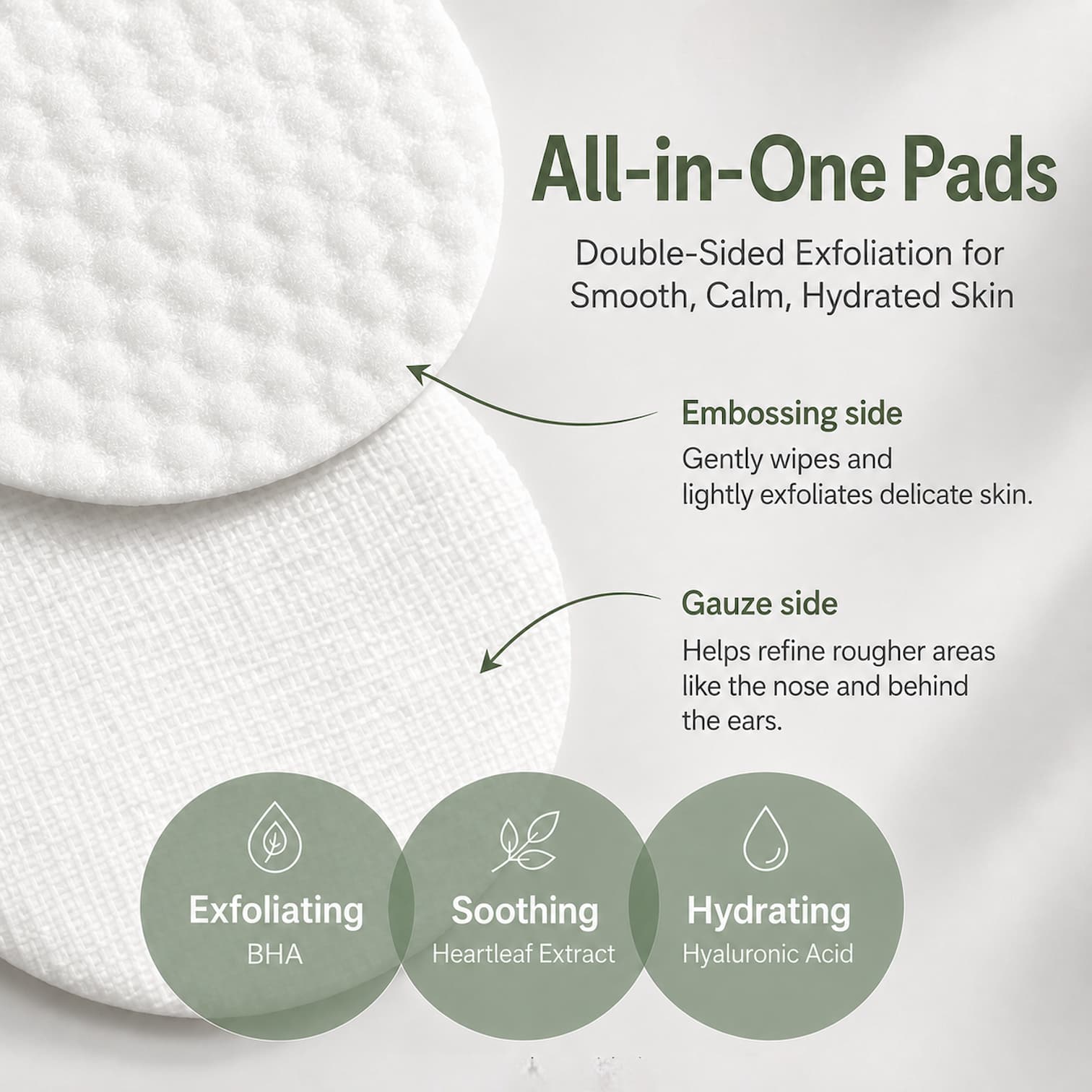 CELIMAX Ji Woo Gae Heartleaf BHA Peeling Pad 60pcs - BelluBeauty