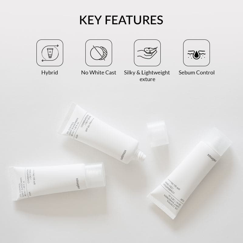 CELIMAX Oil Control Light Sunscreen 40ml SPF50+ - bellubeauty