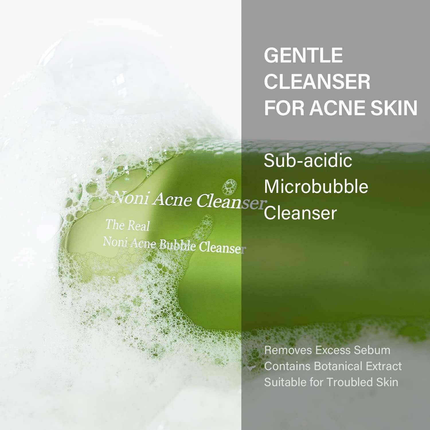 CELIMAX The Real Noni Acne Bubble Cleanser 155ml - bellubeauty