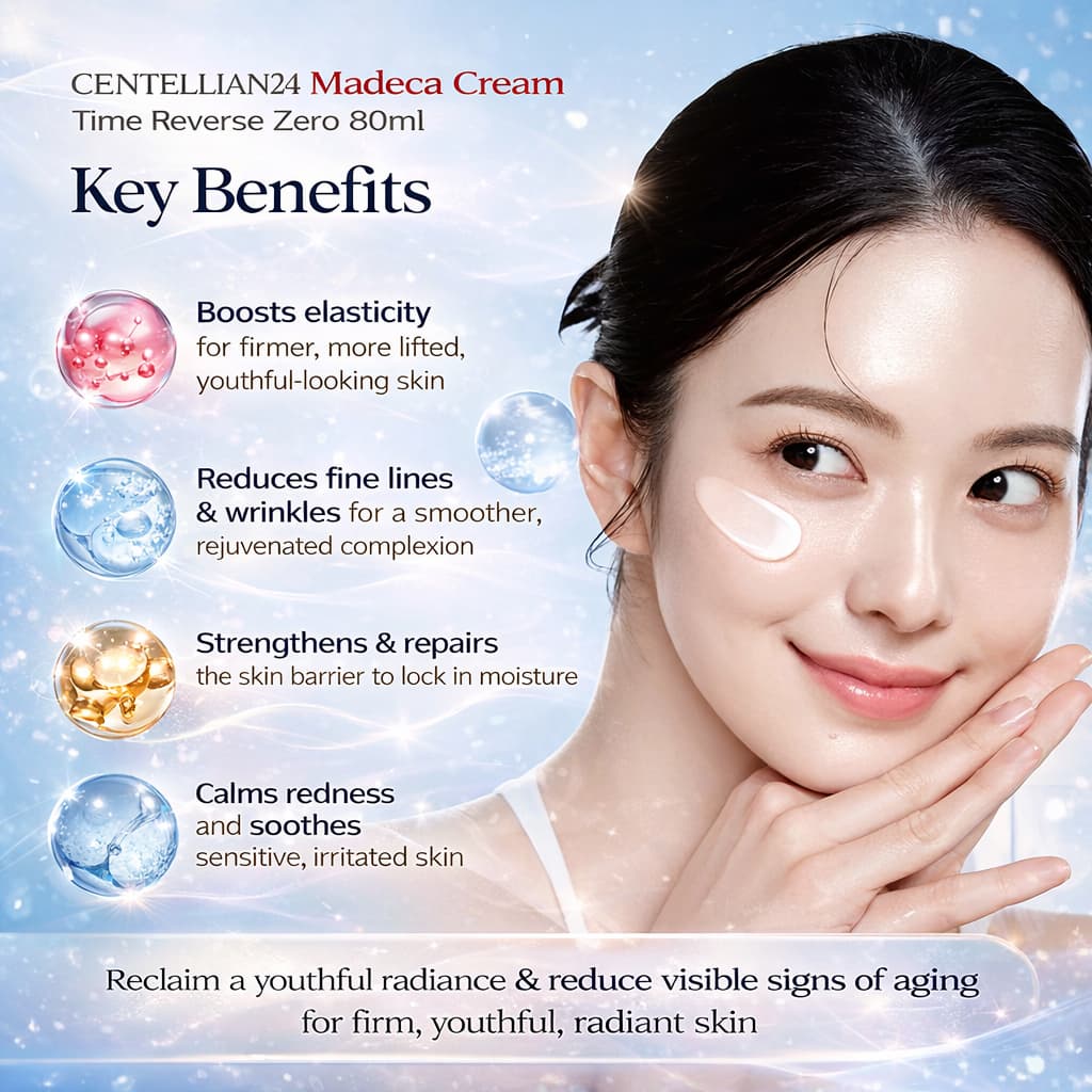 CENTELLIAN24 Madeca Cream Time Reverse Zero 80ml - BelluBeauty