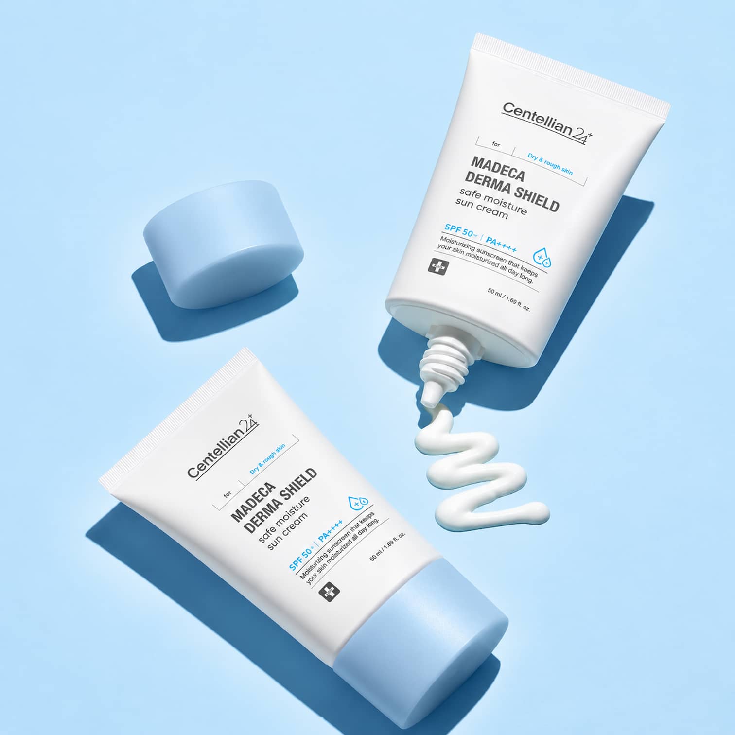 CENTELLIAN24 Madeca Derma Shield Safe Moisture Sun Cream 50ml SPF50 - BelluBeauty