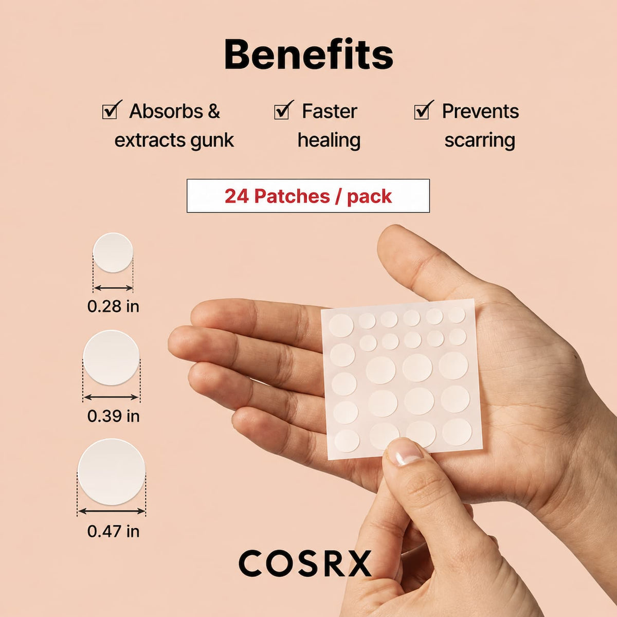 COSRX Acne Pimple Master Patch 24pcs - BelluBeauty