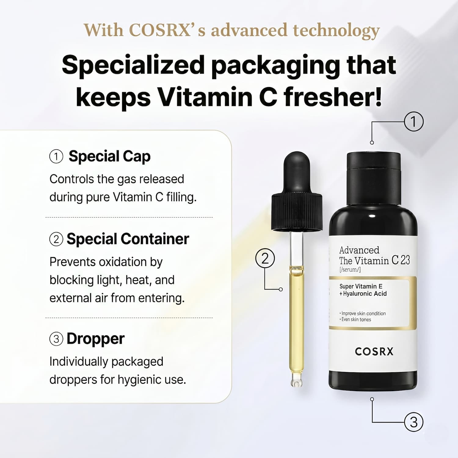 COSRX Advanced The Vitamin C 23 Serum 20ml - BelluBeauty