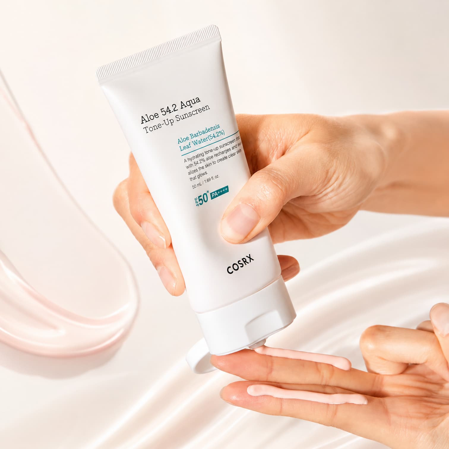 COSRX Aloe 54.2 Aqua Tone-Up Sunscreen 50ml SPF50 - BelluBeauty