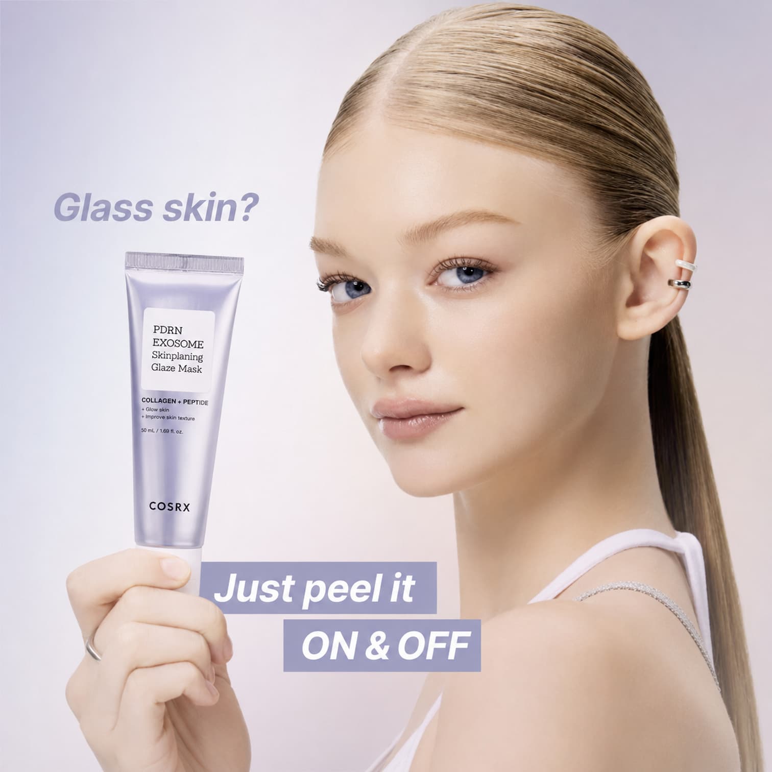 COSRX PDRN Exosome Skinplaning Glaze Mask 50ml - BelluBeauty
