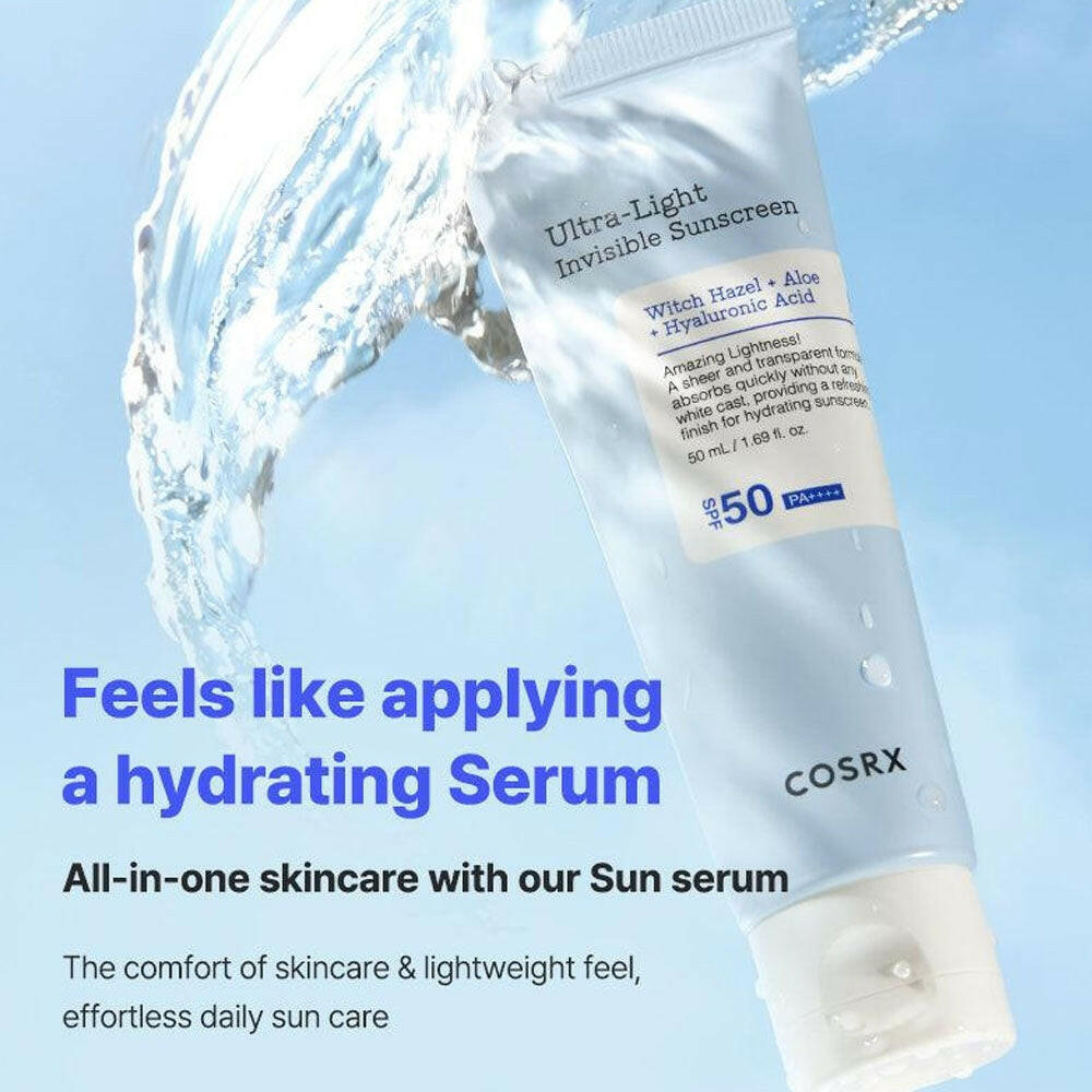 COSRX Ultra-Light Invisible Sunscreen 50ml SPF50+ - bellubeauty