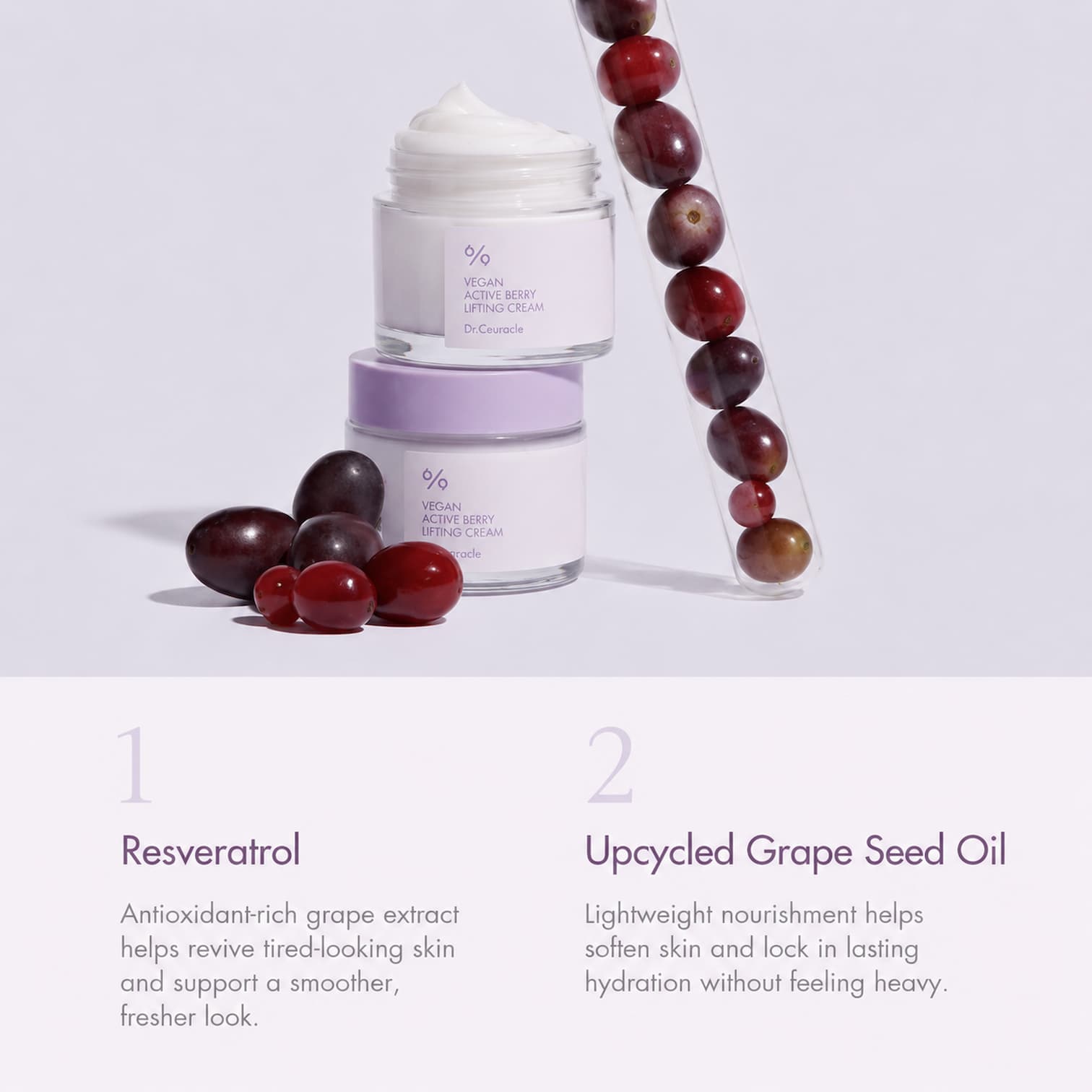 DR.CEURACLE Vegan Active Berry Lifting Cream 75g