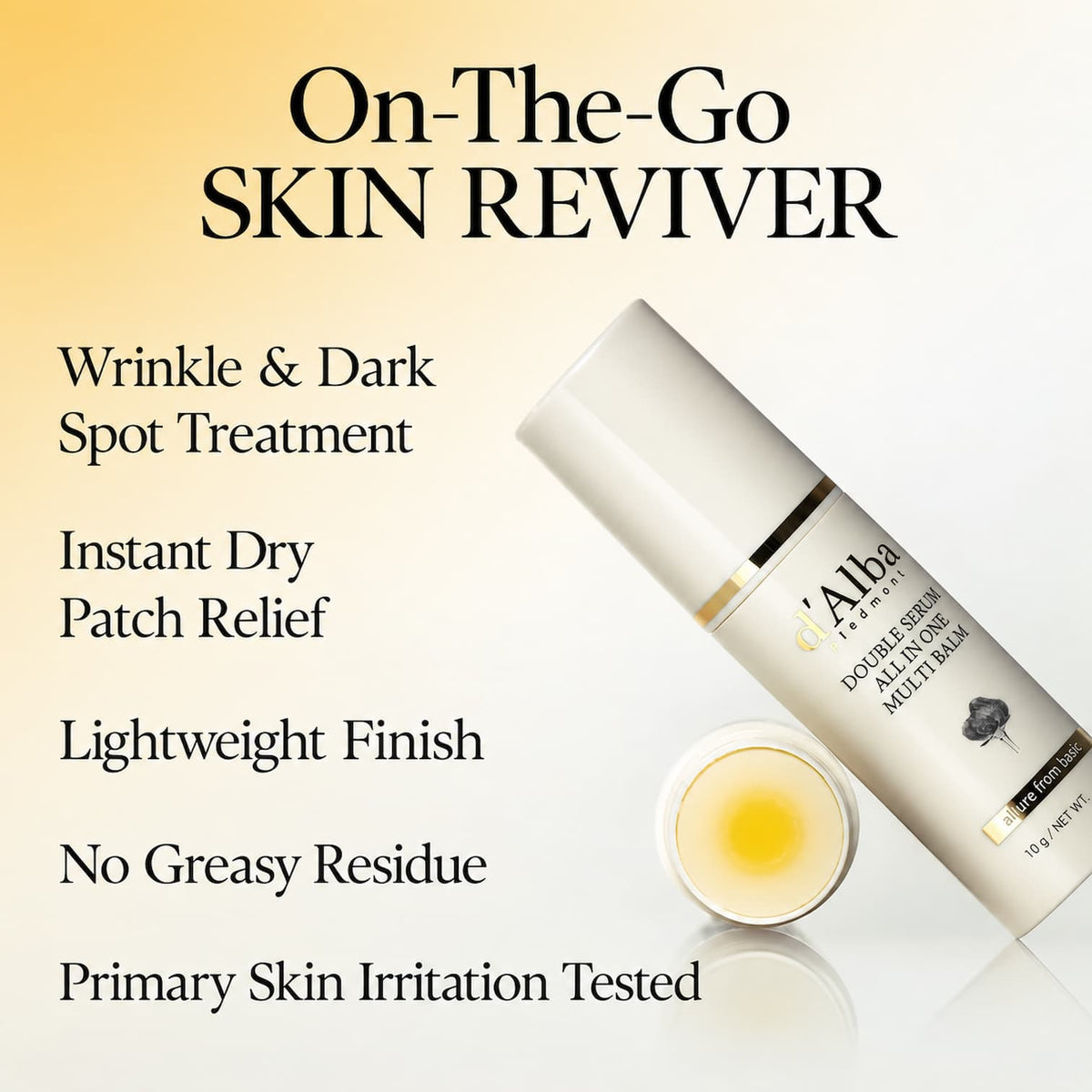 D'ALBA Double Serum All In One Multi Balm 10g - BelluBeauty