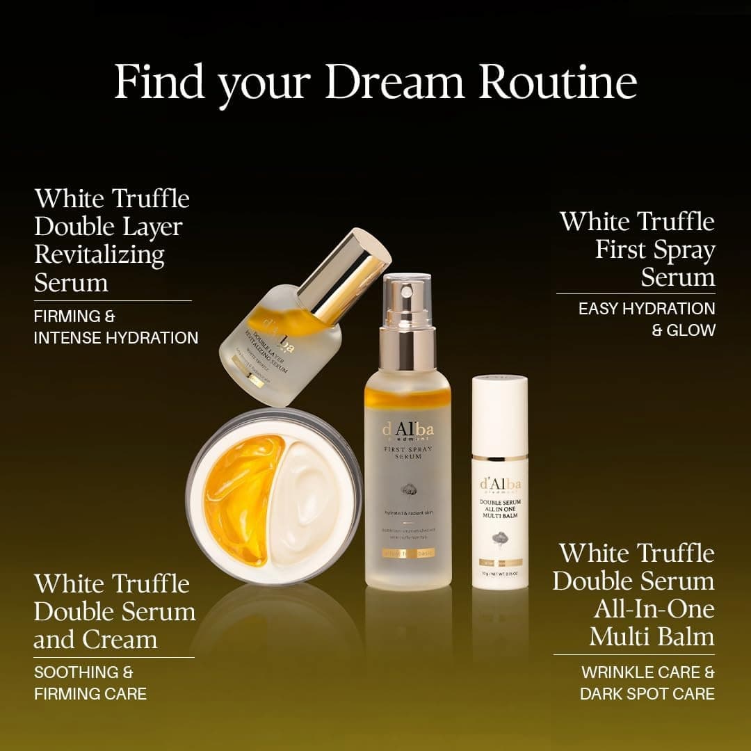 D'ALBA White Truffle Double Layer Revitalizing Serum 30ml - bellubeauty