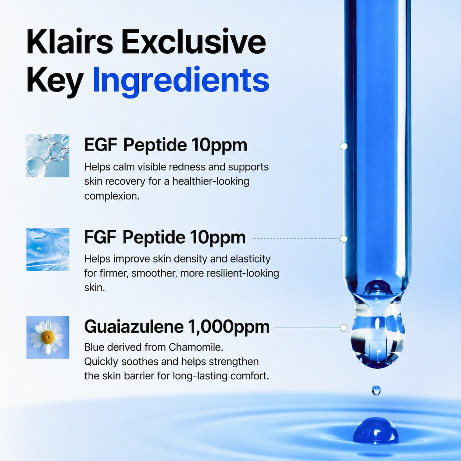 DEAR KLAIRS EGF Blue Youth Activating Drop 50ml - BelluBeauty