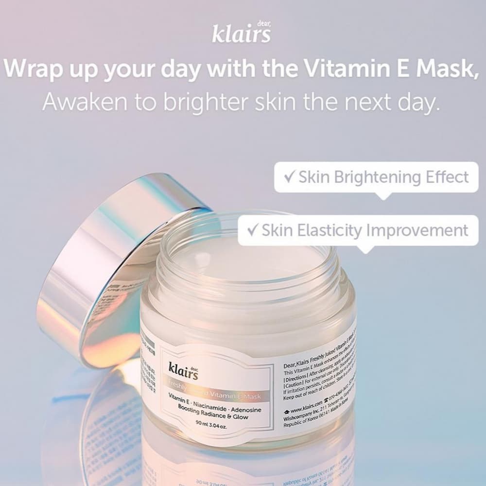 DEAR KLAIRS Freshly Juiced Vitamin E Mask 90ml - BelluBeauty