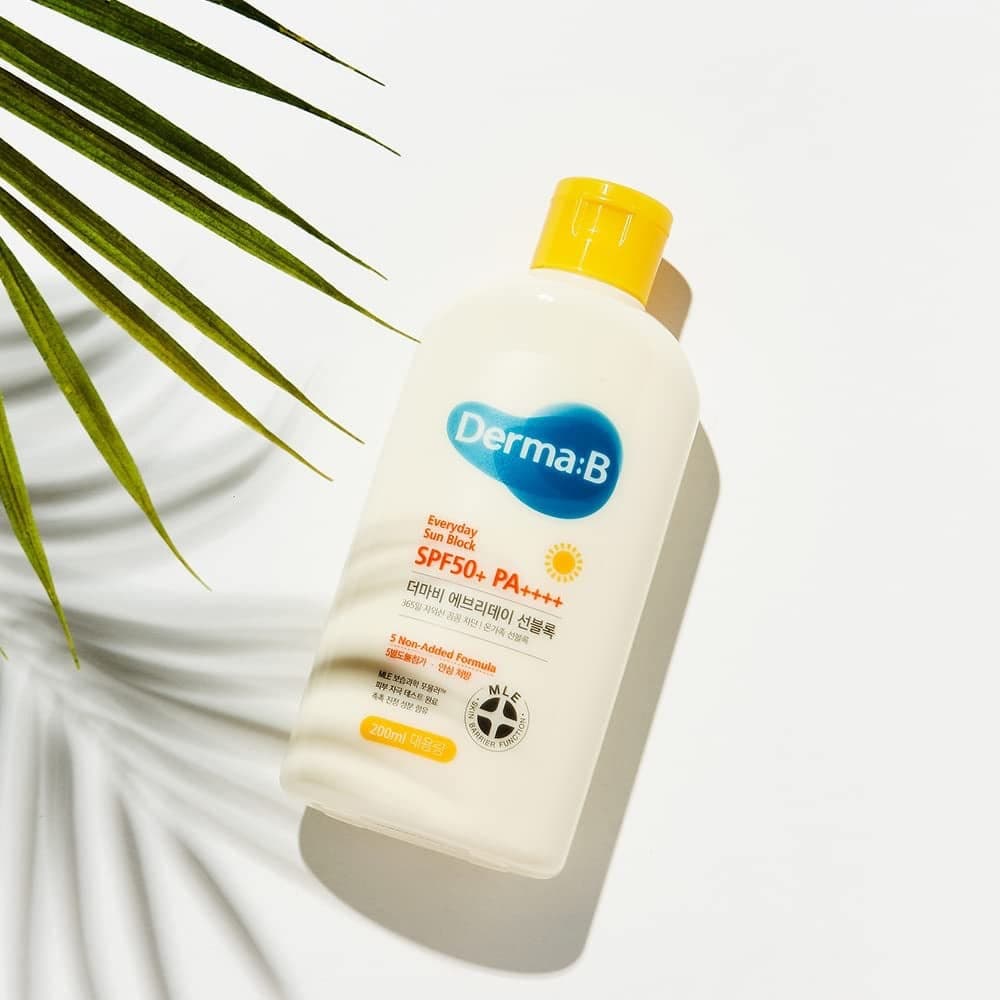 DERMA:B Everyday Sun Block 200ml SPF50+ - bellubeauty