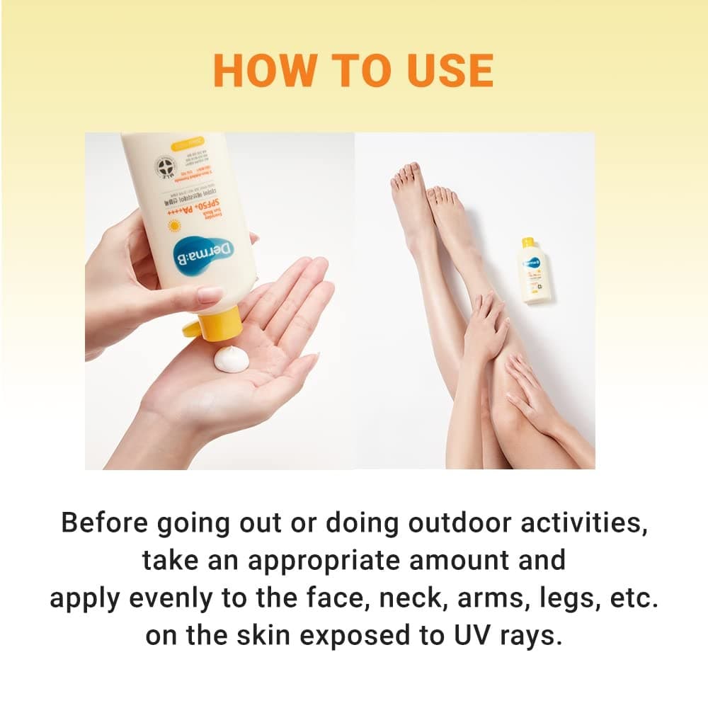 DERMA:B Everyday Sun Block 200ml SPF50+ - bellubeauty