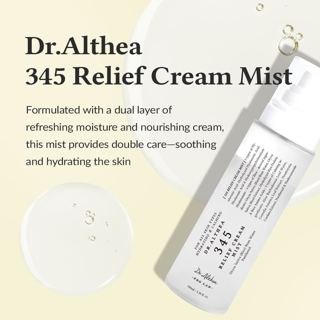 DR. ALTHEA 345 Relief Cream Mist 100ml - bellubeauty