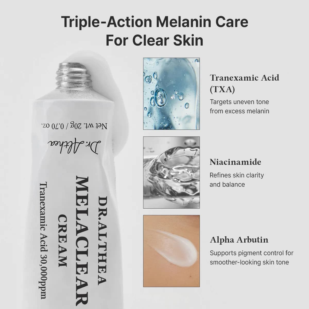 DR. ALTHEA Melaclear Cream 20g - BelluBeauty