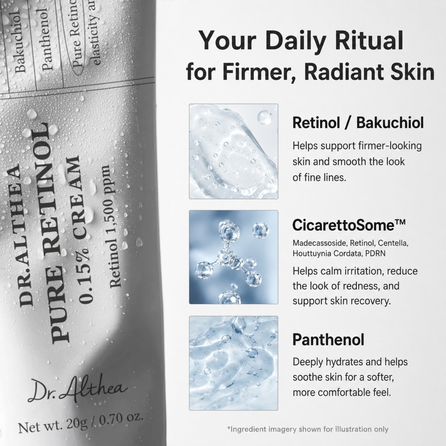 DR. ALTHEA Pure Retinol 0.15% Cream 20g - BelluBeauty