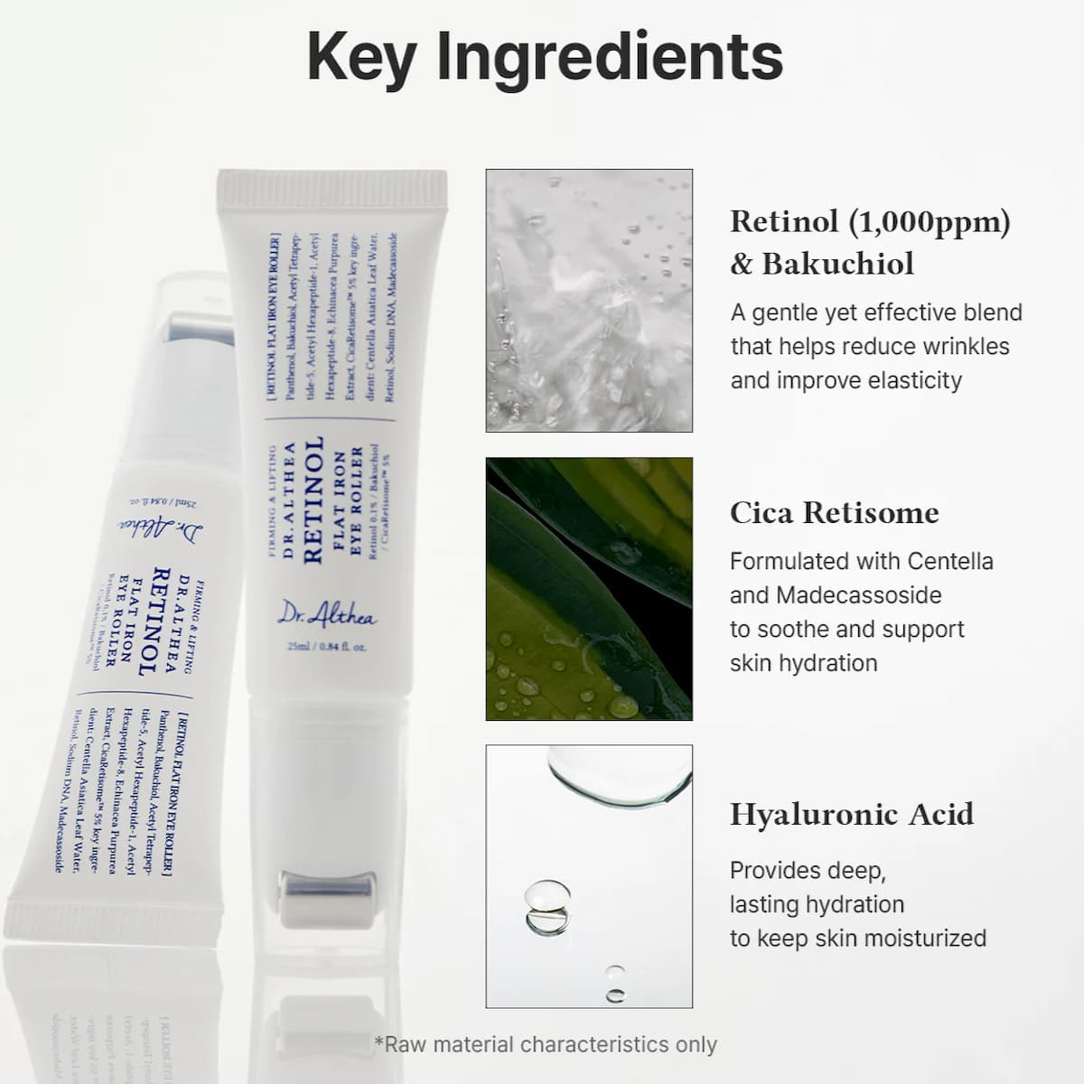 DR. ALTHEA Retinol Flat Iron Eye Roller 25ml - BelluBeauty