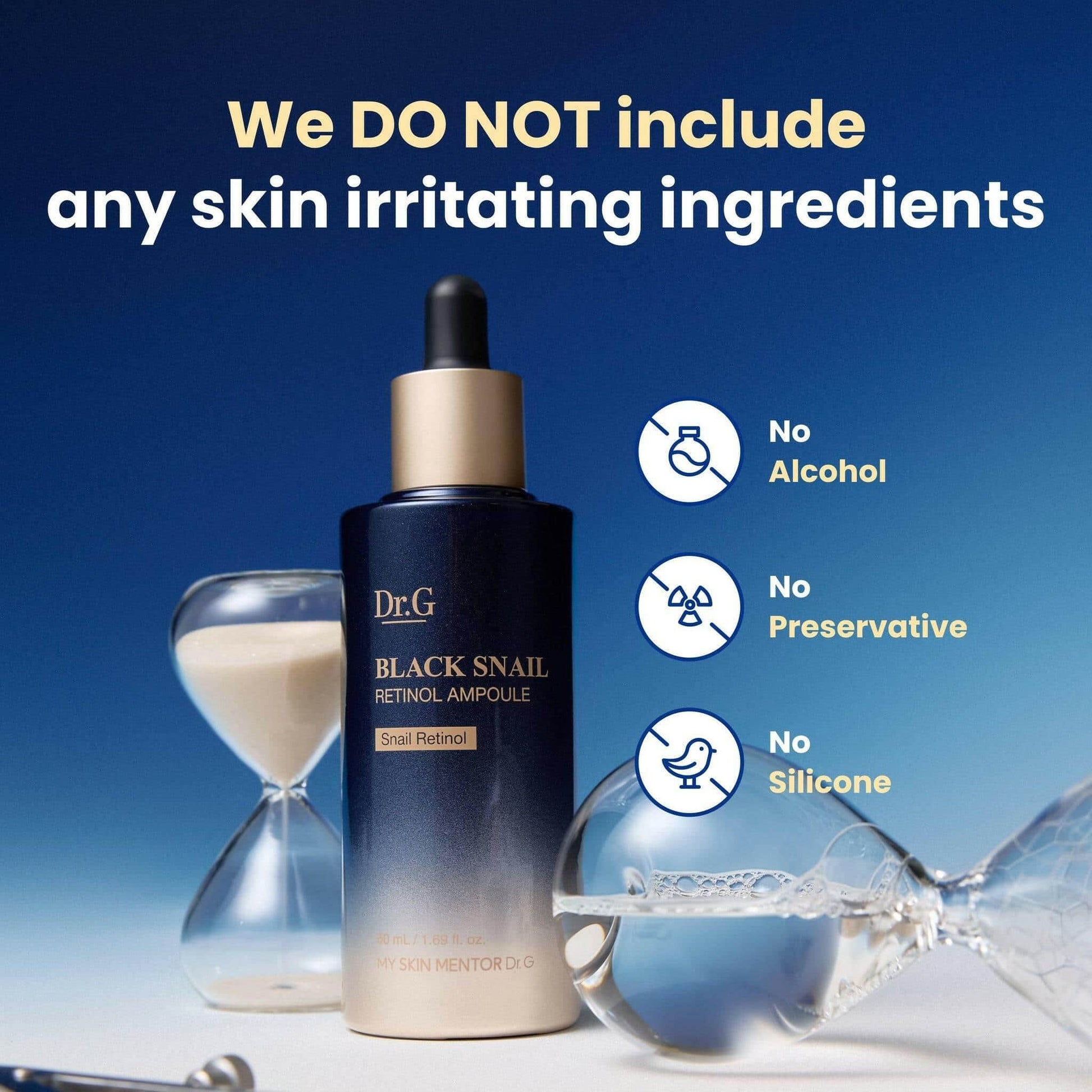 DR.G Black Snail Retinol Ampoule 50ml - bellubeauty
