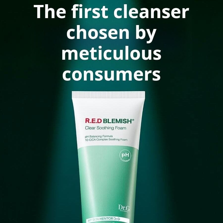DR.G R.E.D Blemish Clear Soothing PH Cleansing Foam 150ml - bellubeauty