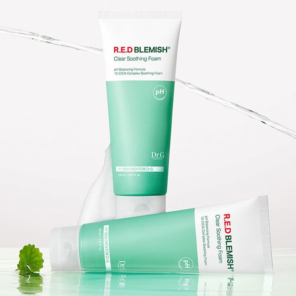 DR.G R.E.D Blemish Clear Soothing PH Cleansing Foam 150ml - bellubeauty