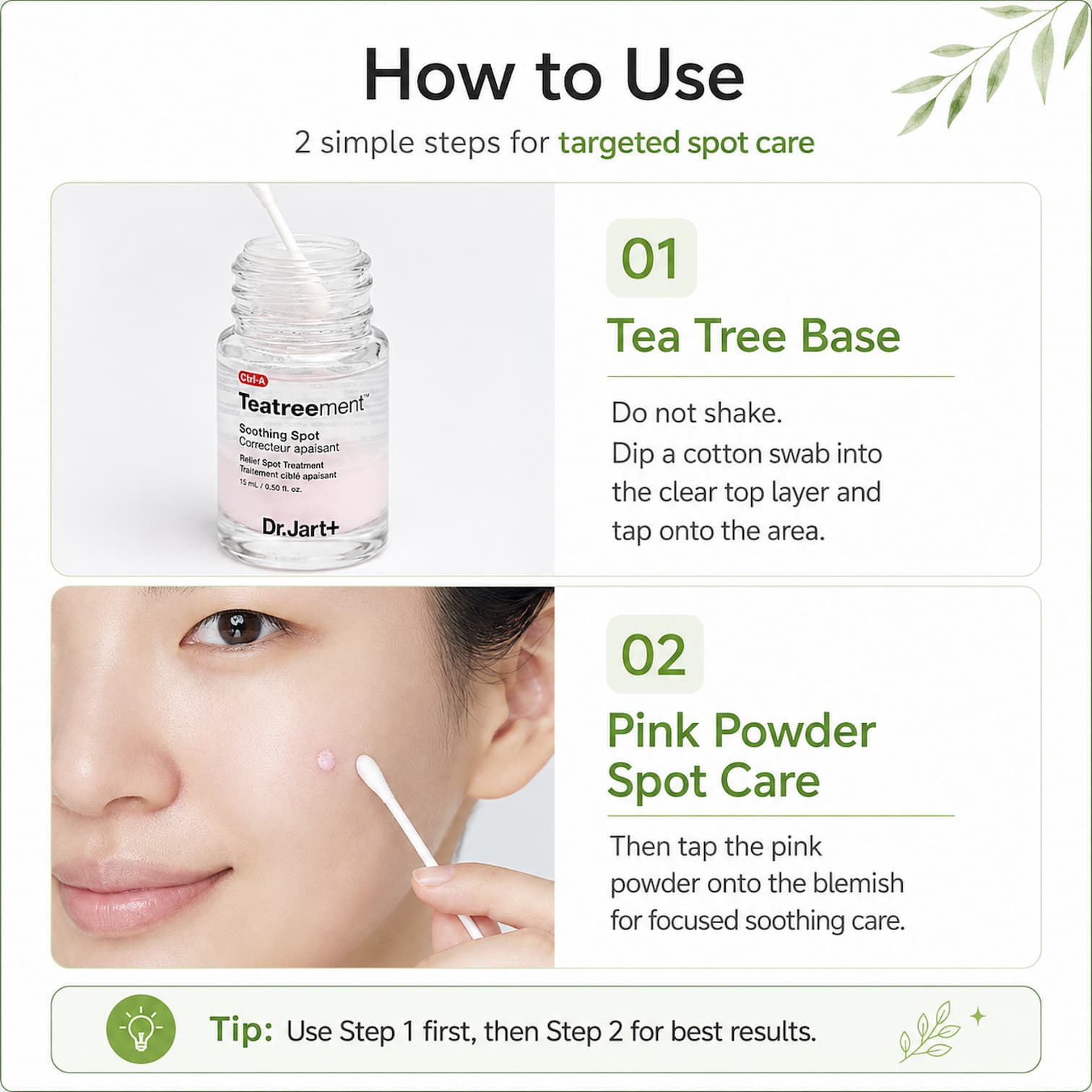 Dr.Jart+ Ctrl+A Teatreement Soothing Spot 15ml - BelluBeauty