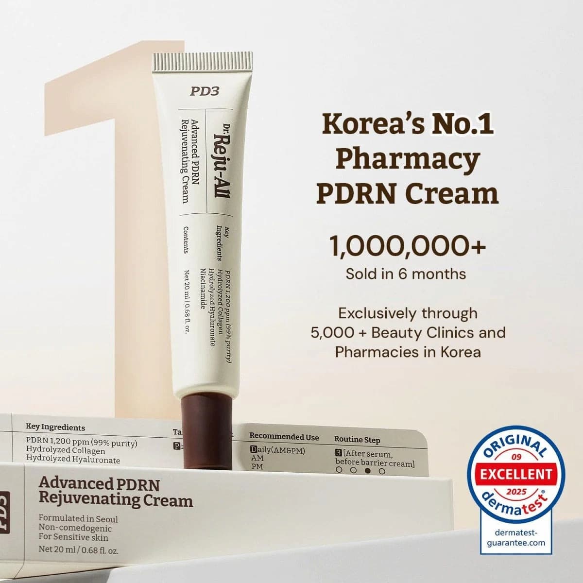Dr.Reju-All Advanced PDRN Rejuvenating Cream 20ml – BelluBeauty