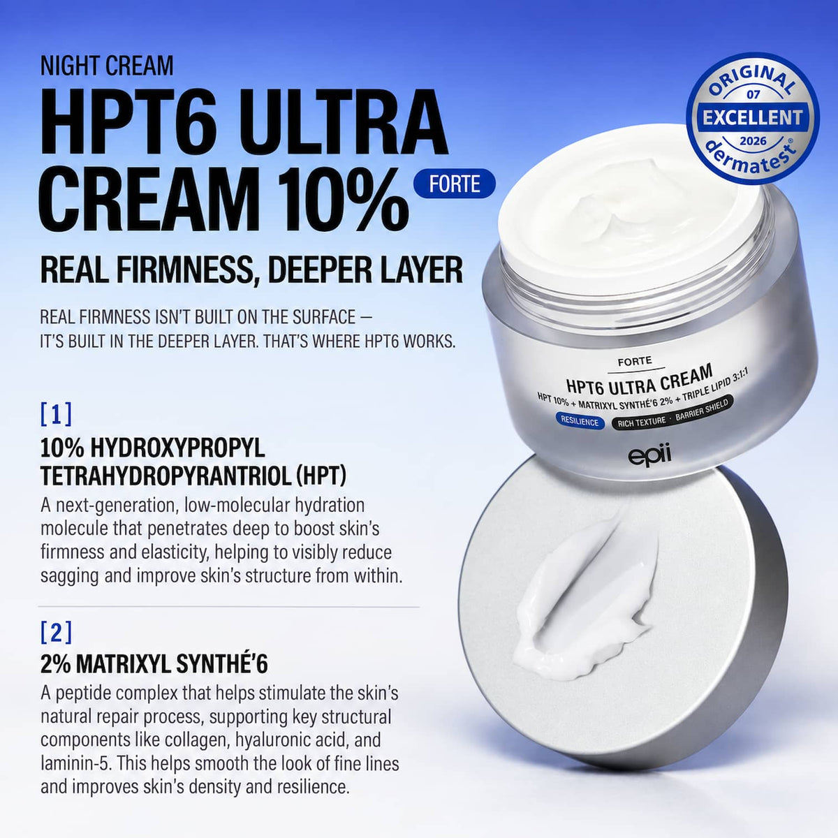 EPII HPT6 Ultra Cream 10% 50ml - BelluBeauty
