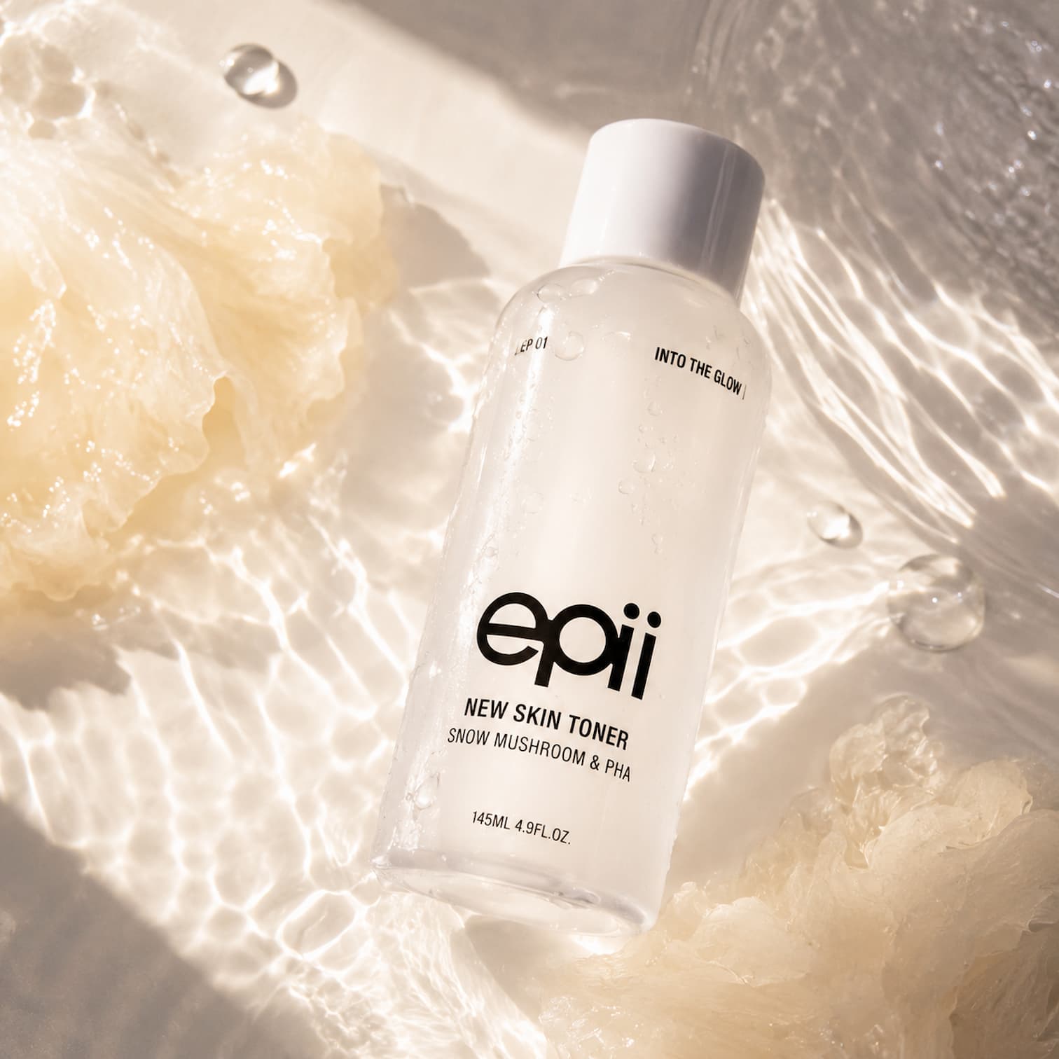 EPII New Skin Toner Snow Mushroom & PHA 145ml - BelluBeauty