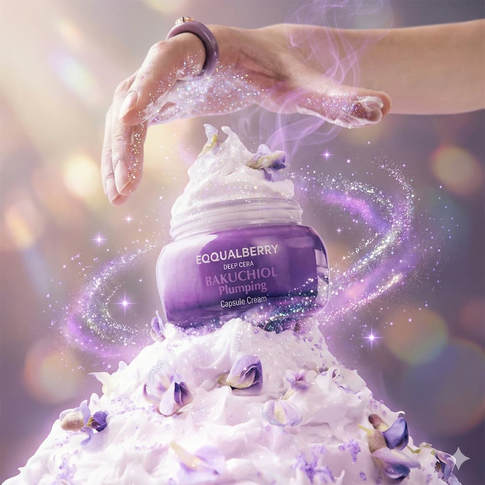 EQQUALBERRY Bakuchiol Plumping Capsule Cream 50ml - BelluBeauty