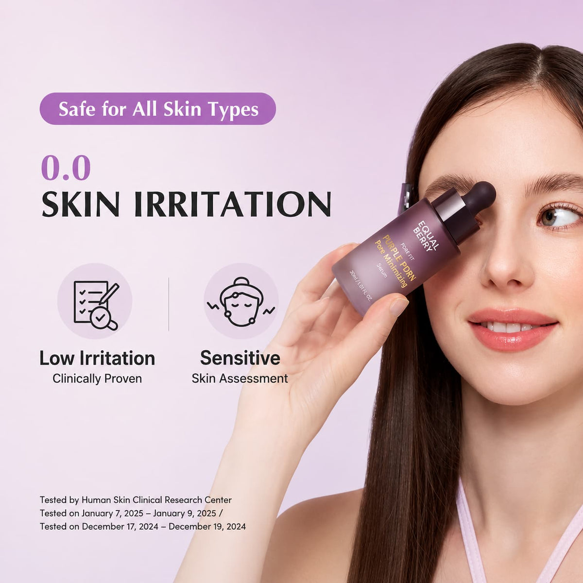 EQQUALBERRY Purple PDRN Pore Minimizing Serum 30ml - BelluBeauty