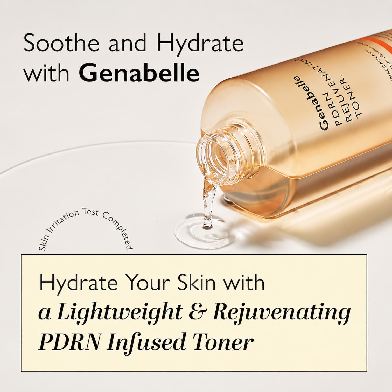 GENABELLE PDRN Rejuvenating Toner 300ml - BelluBeauty
