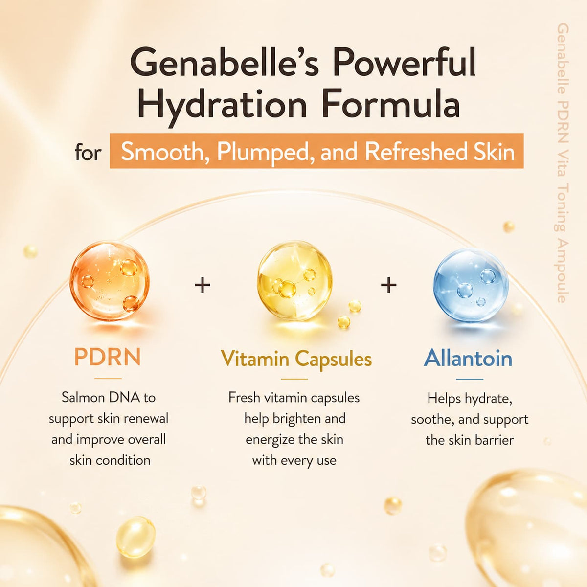 GENABELLE PDRN Vita Toning Ampoule 30ml - BelluBeauty