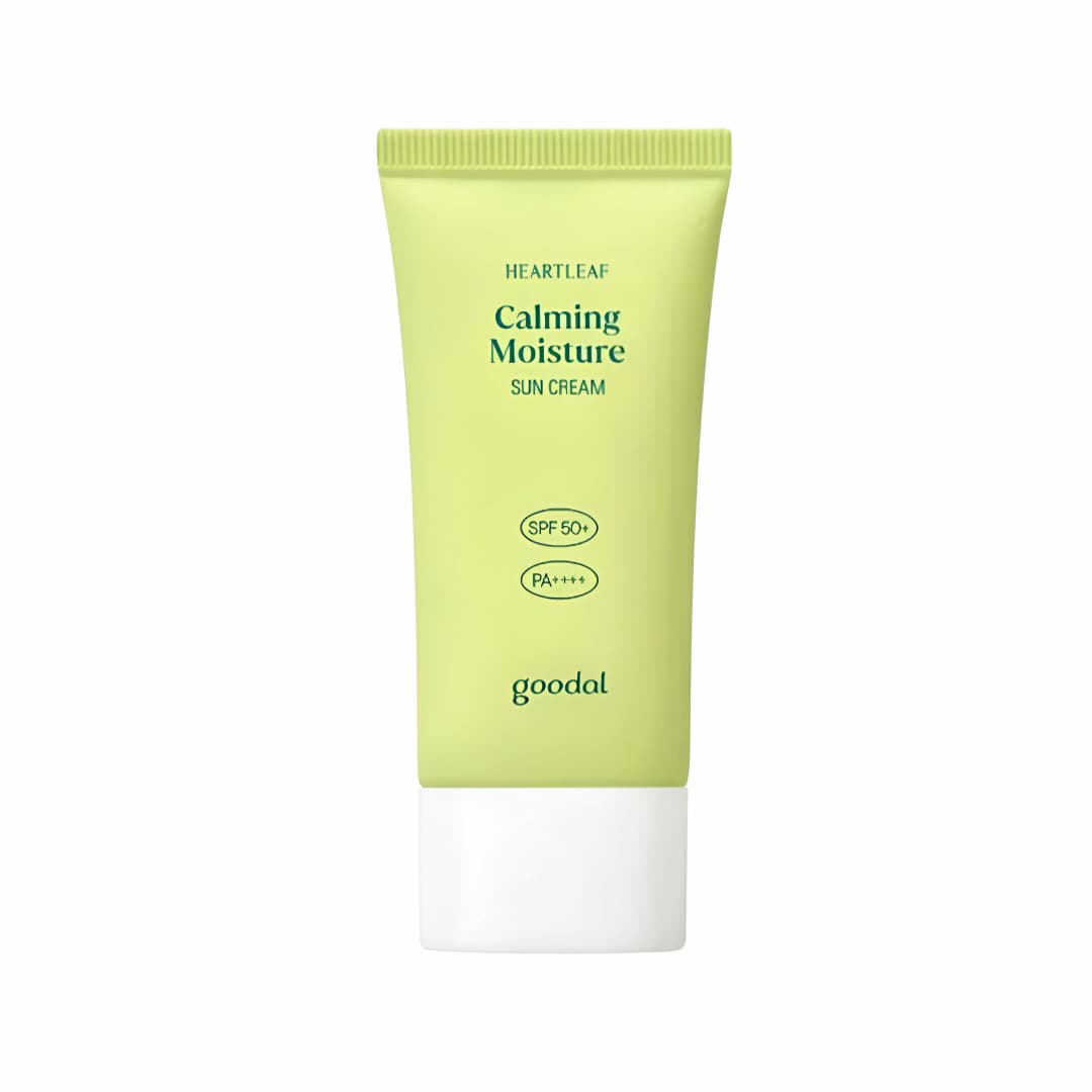 GOODAL Heartleaf Calming Moisture Sun Cream 50ml SPF50+ - BelluBeauty
